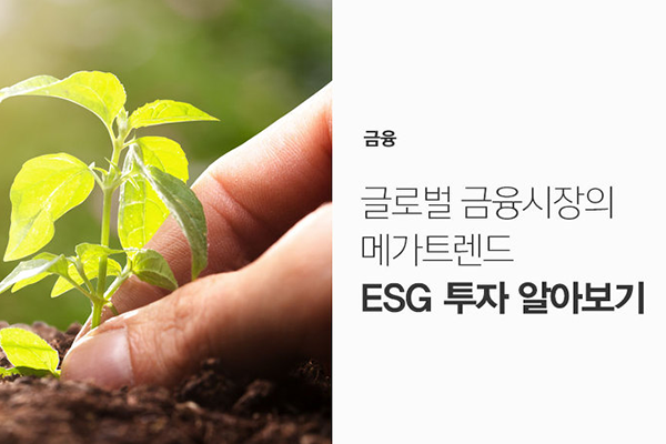 글로벌 금융시장의 트렌드로 자리잡은 ESG 투자란 무엇일까?