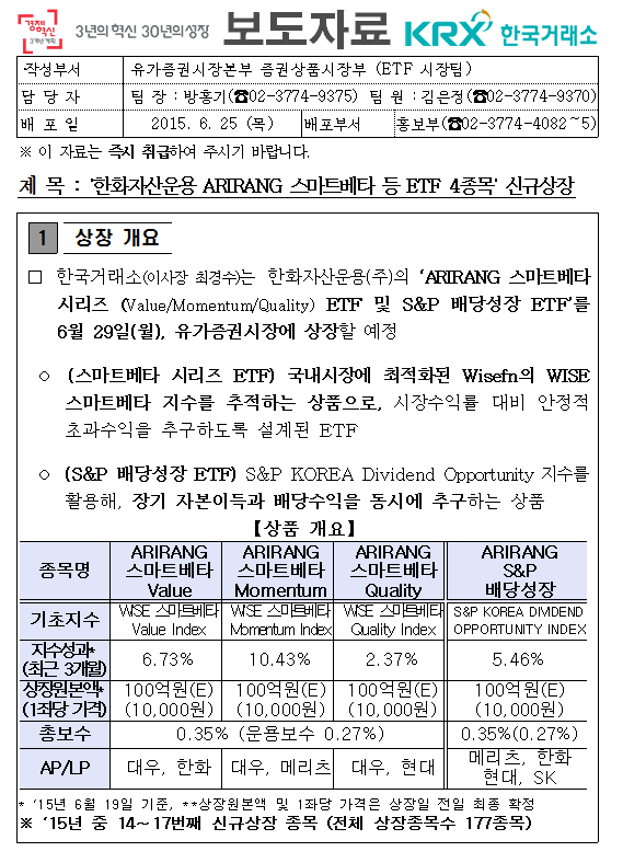 스마트베타&배당성장